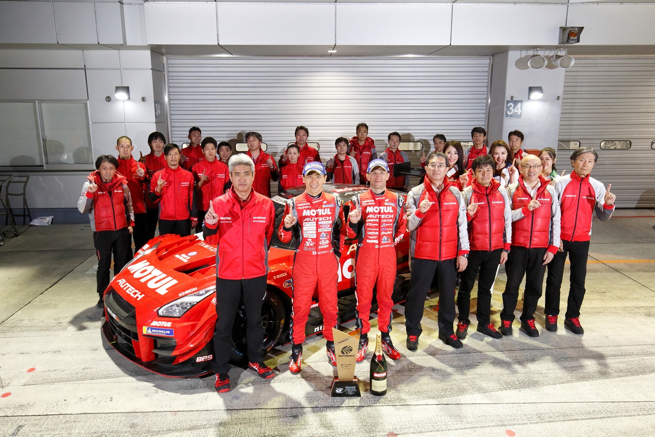 Motul Autech Nismo GT-R wins Fuji Thriller