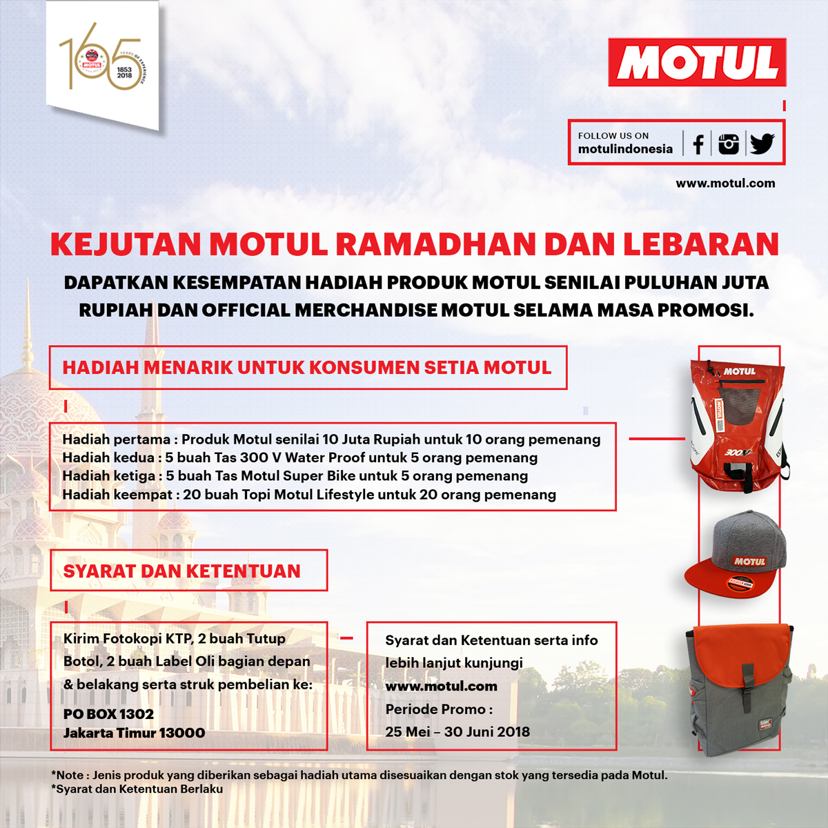 UNDIAN HADIAH SENILAI JUTAAN RUPIAH MENANTI ANDA!