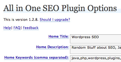 All In One Seo