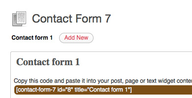 Contactform 7