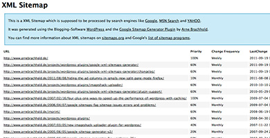 Google XML