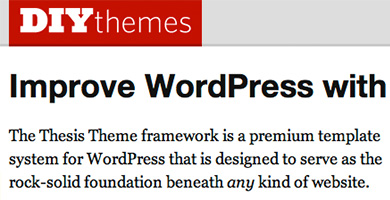 Thesis and DIY Themes