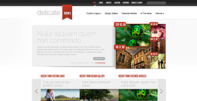 Th&egrave;me Delicate News