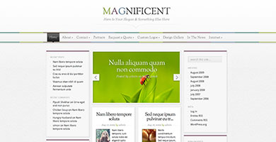 Th&egrave;me Magnificent