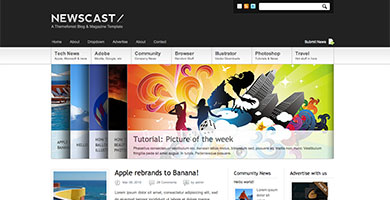 Template NewsCast