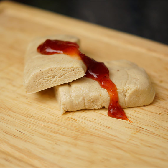 Peanut Butter Jelly Quest Style Bars