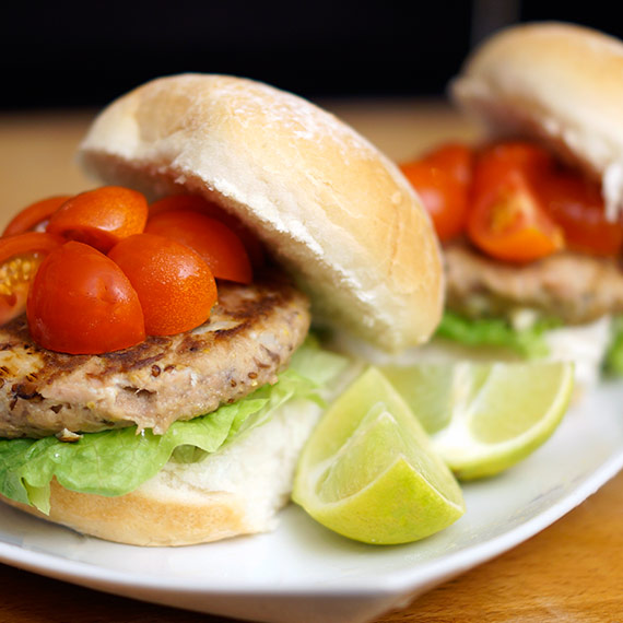Super Lean Tuna Burgers