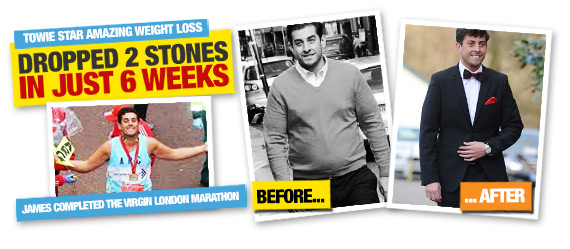 James Argent weight loss
