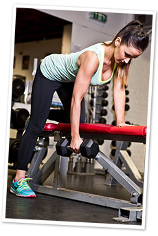 heather working out