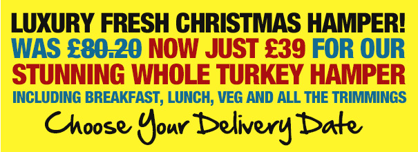 Luxury Fresh Christmas Hamper!
