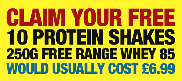 FREE WHEY PROTEIN SHAKES!!