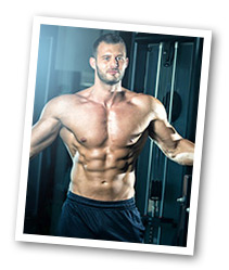 bodybuilder in the gym