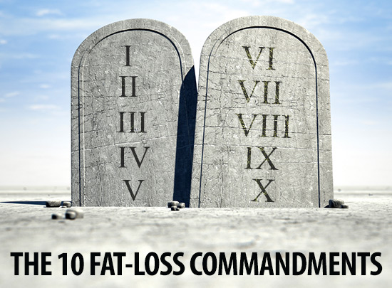 The 10 Fat Loss Commandments