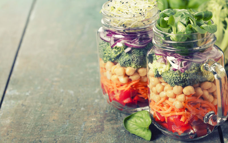 Vegan Salad Jars