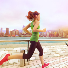 woman exercising