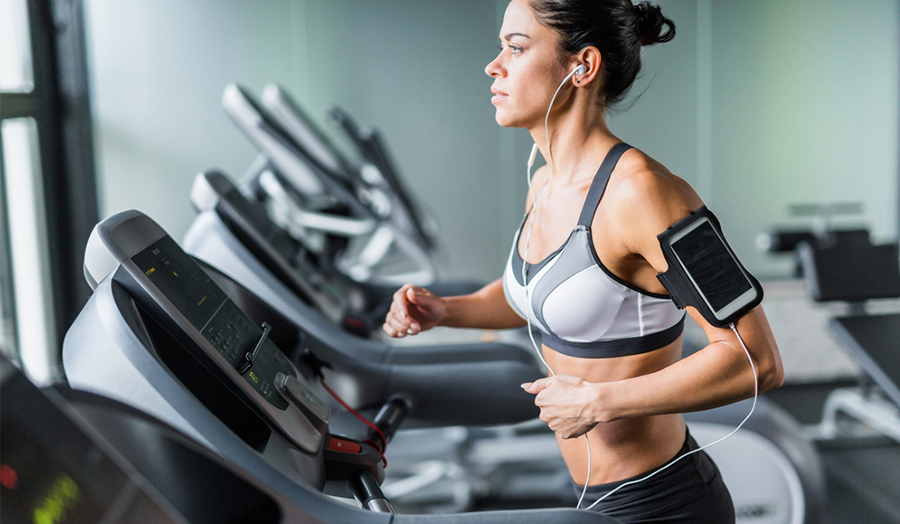 woman exercising