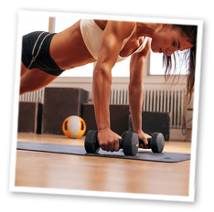 woman exercising