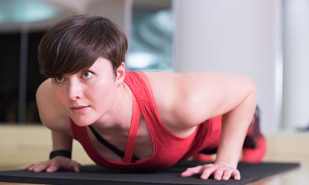 Georgina Exercising