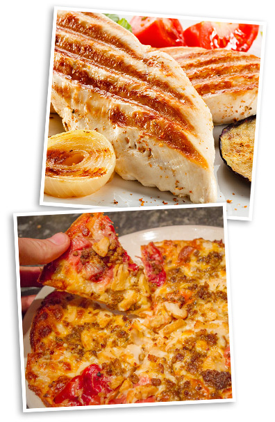 pizza chicken