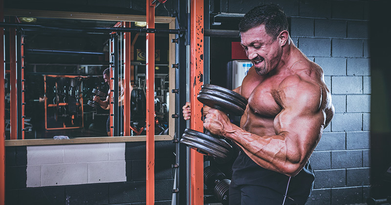 Phil Graham Lifting Weights