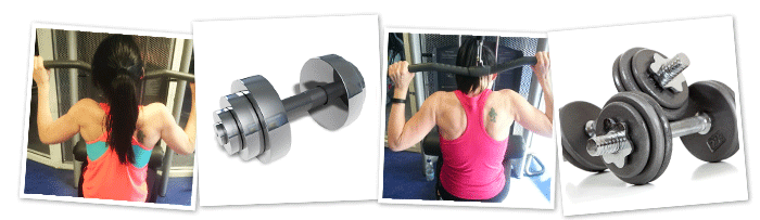 Donna Docherty in the gym