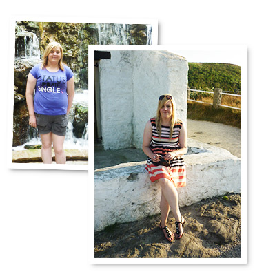 Vicky before and after transformation