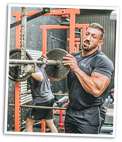 Phil Lifting Weights In The Gym