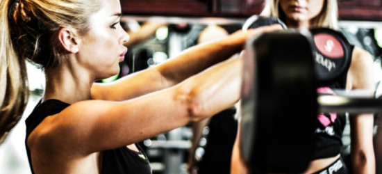 Hollie Philippa in the gym