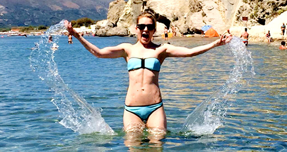 Lauren in the Pool
