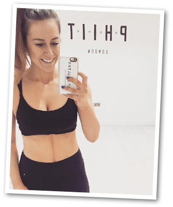 becki in The Gym