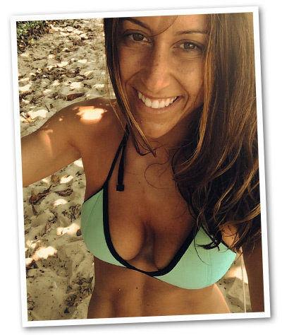 Becki at the Beach