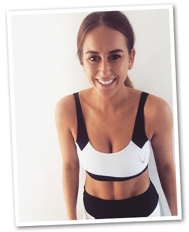 becki in The Gym