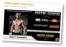 Matt Warner - Physique Of The Week