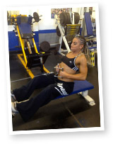 Non Evans in the gym