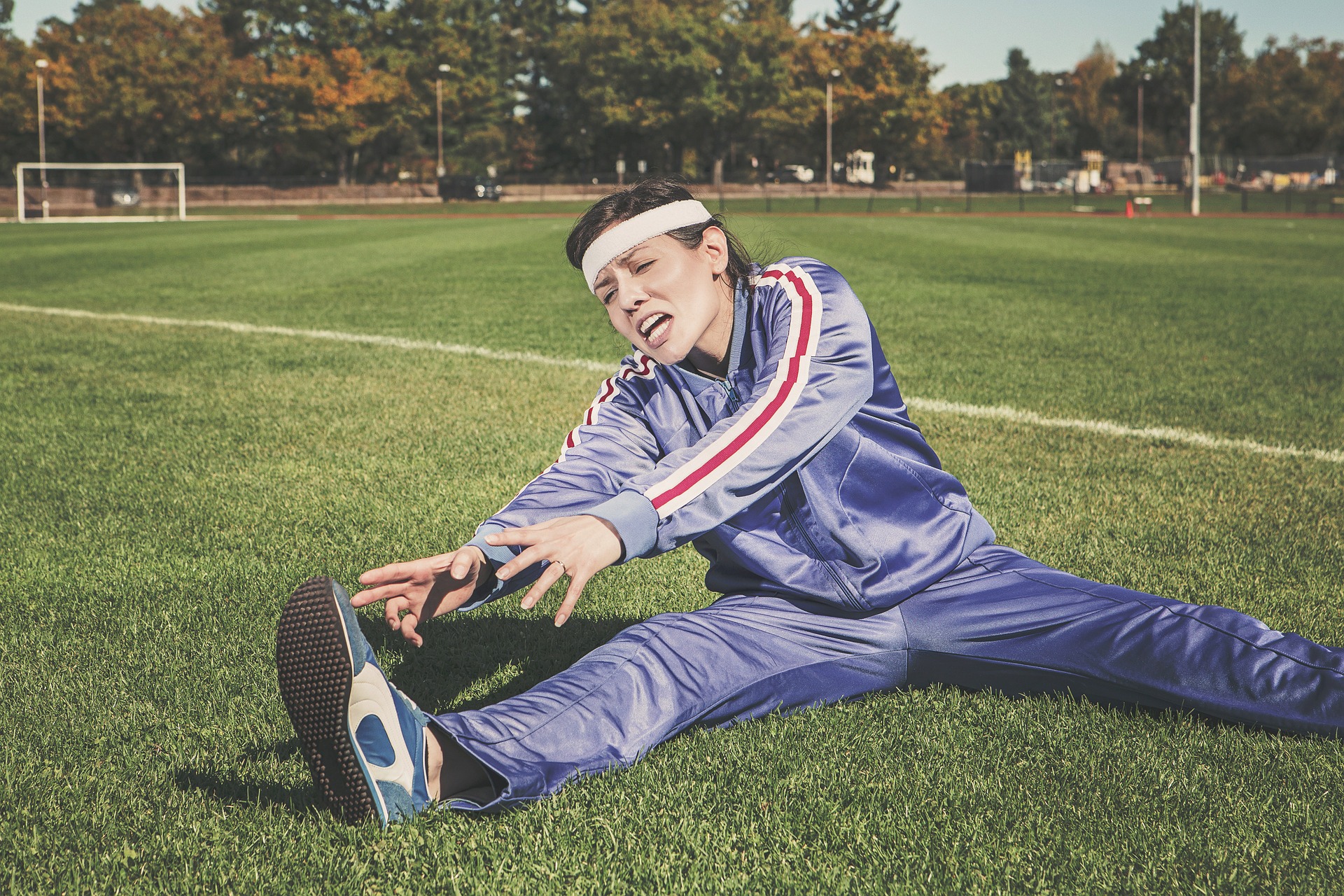 Person stretching