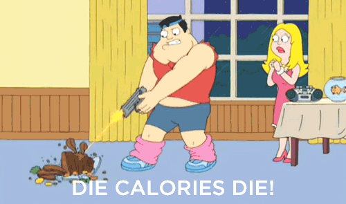 American Dad Die Calories