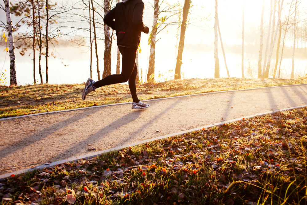 workout in the winter