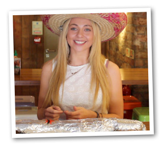 kate at restaurant