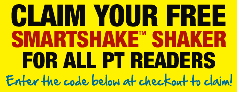 Claim your FREE SmartShake™ Shaker
