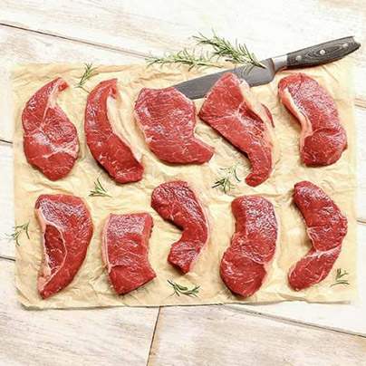 10 x Beautifully Wonky™ Sirloin Steaks ****