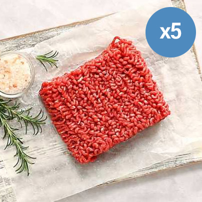 Extra Lean Free Range Steak Mince - 5 x 200g