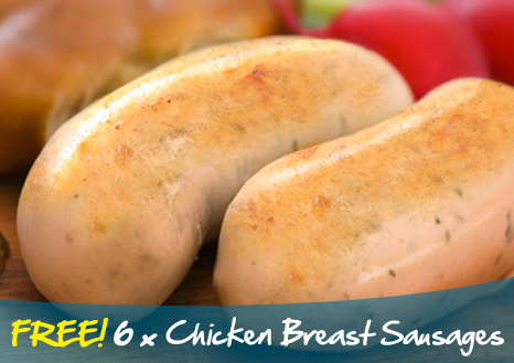 Claim your FREE Chicken Breast Sausages