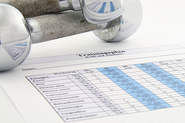 You love writing gym plans for yourself