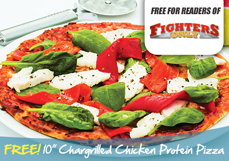 Claim your FREE 10 Inch Chargrilled Chicken Protein Pizza