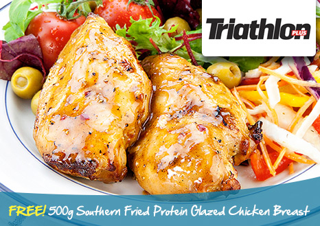 Claim your FREE 1kg Southern Fried Protein Glazed Chicken Breast
