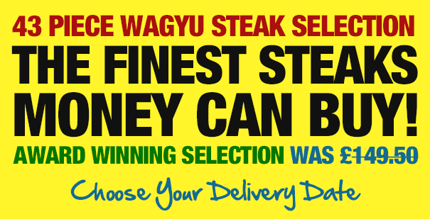 43 Piece Wagyu Steak Selection: