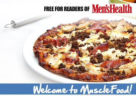 Claim your FREE Mighty Meaty High Protein Pizza