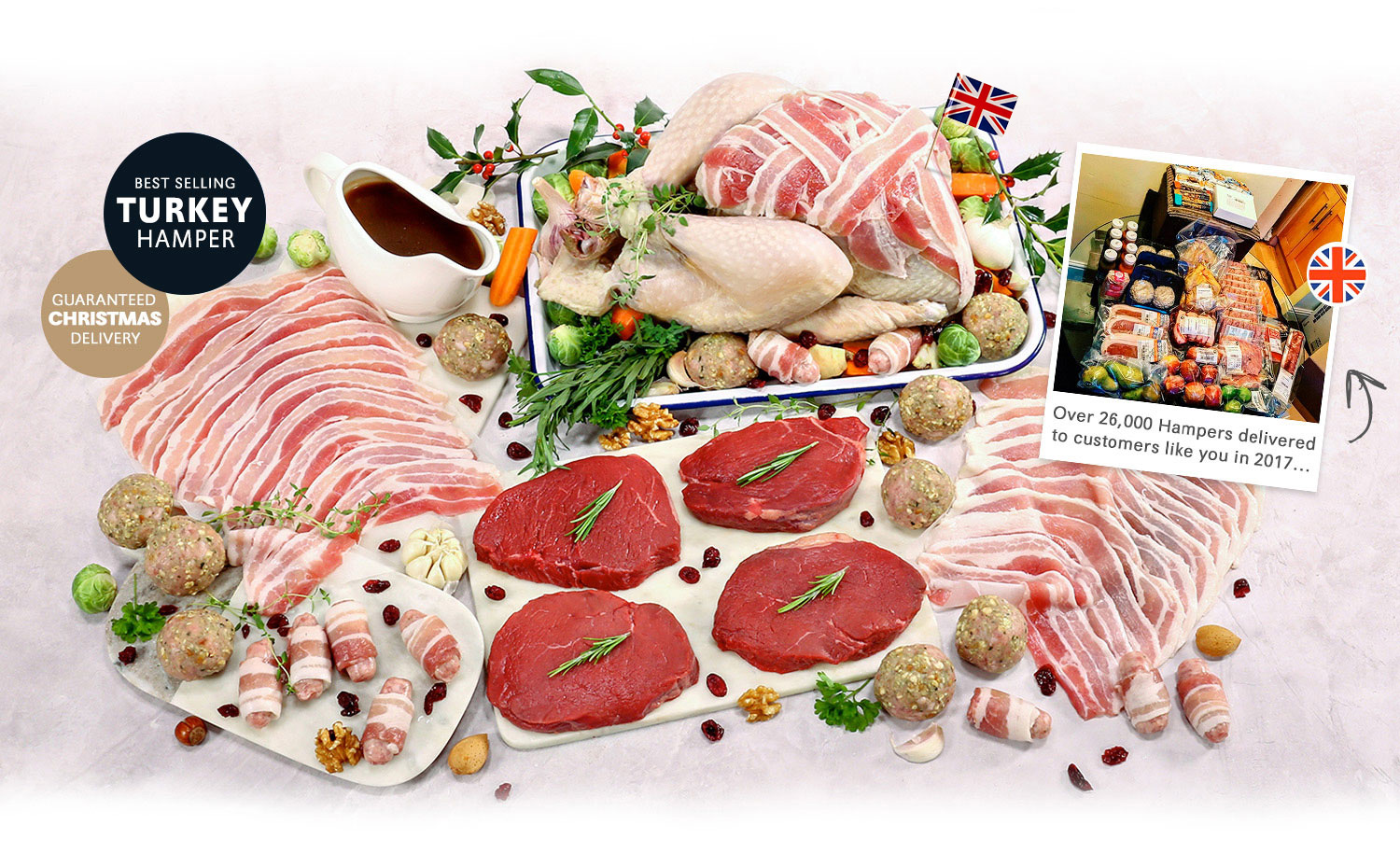 Luxury Turkey Christmas Hamper Muscle Food