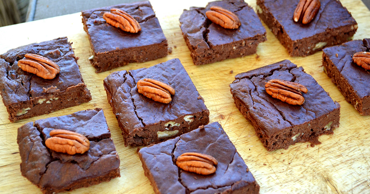 Pecan Protein Brownies recipe