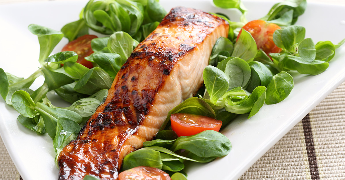 Grilled Salmon Glazed in Maple Syrup Recipe